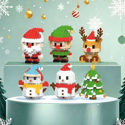Christmas Building Blocks - 6 Pack Set